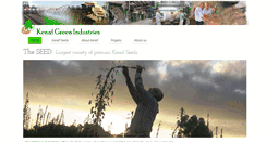 Desktop Screenshot of kenafibers.com